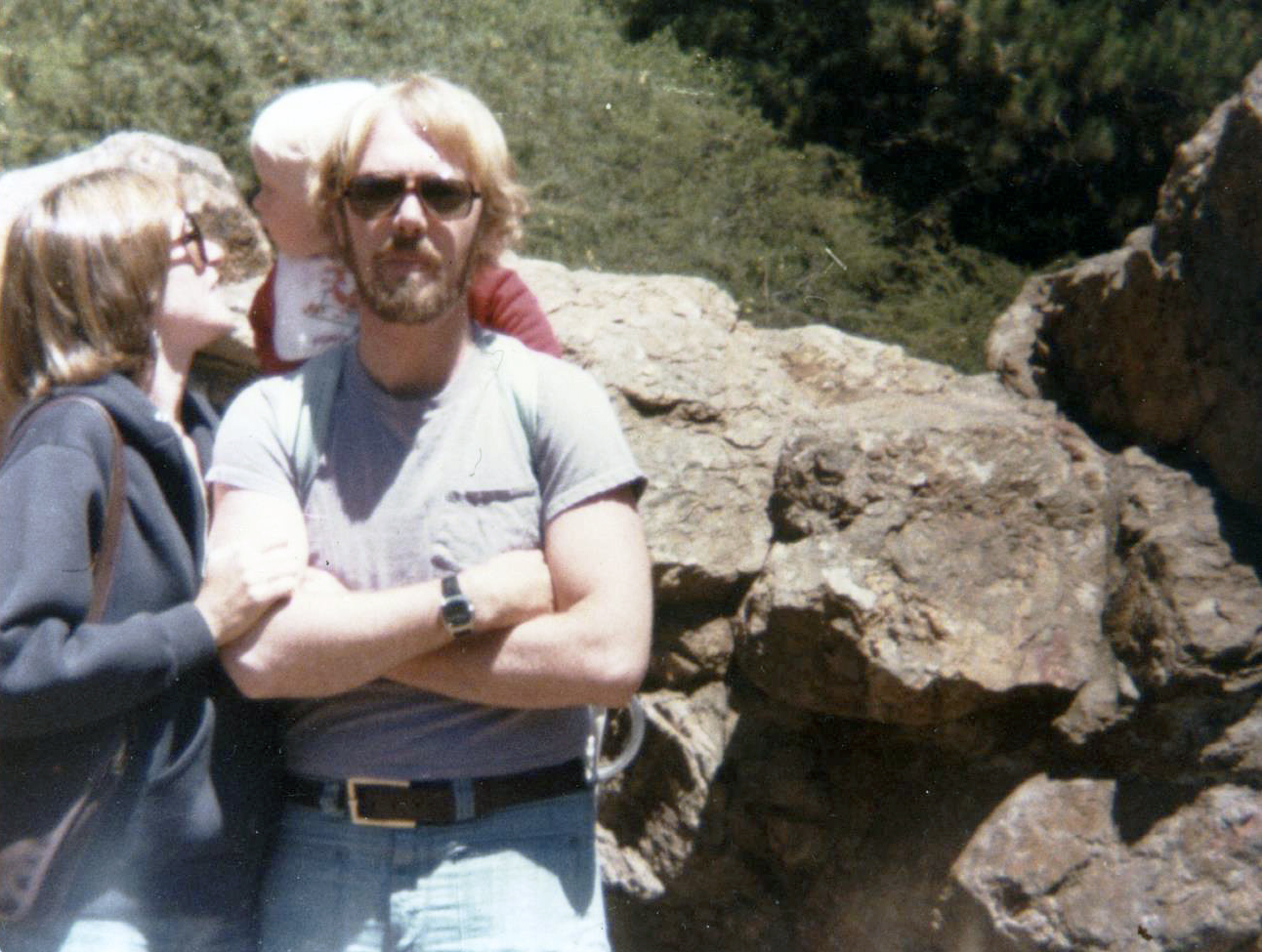 Dave hiking